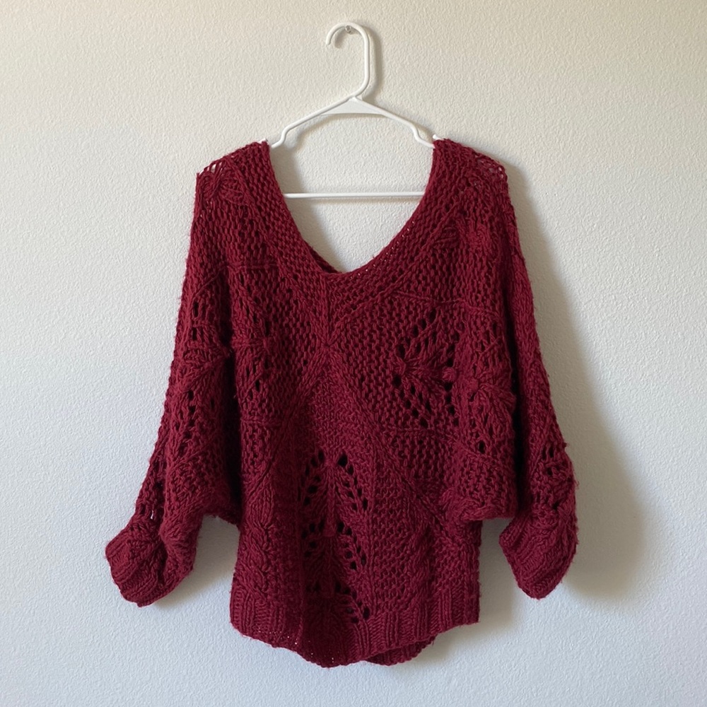 Cozy Red Sweater- Perfect for Fall!
